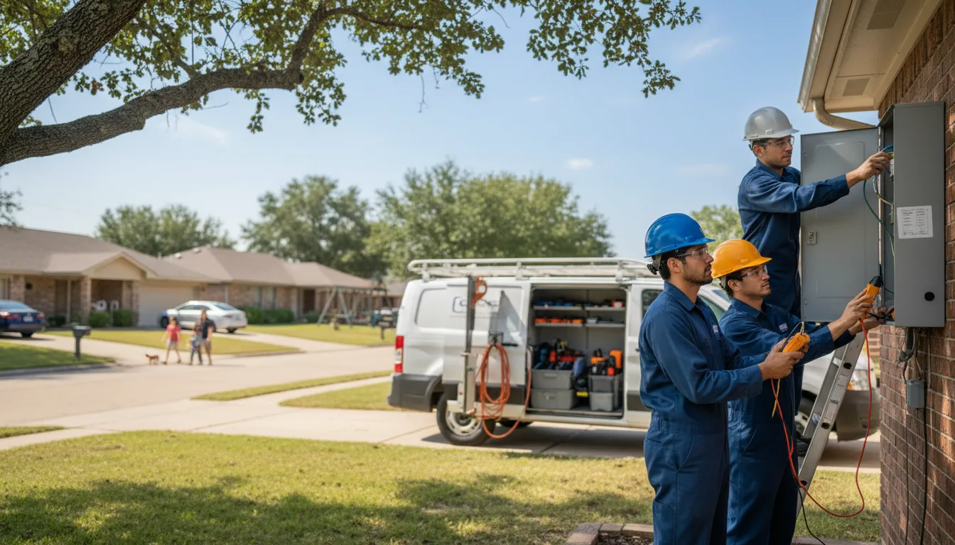 Certified electrician providing emergency electrical services in Herreid, SD